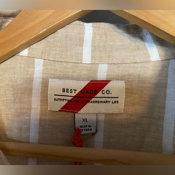 *NWT* Men’s Best Made Co. brand 100% Linen Shirt-XL - Picture 2 of 6